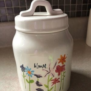 Rae Dunn bloom small canister